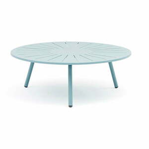 Aluminiowy okrągły stolik ogrodowy ø 110 cm Fleole – Ezeis obraz