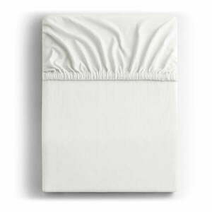 Białe prześcieradło elastyczne DecoKing Amber Collection, 80/90x200 cm obraz
