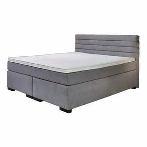 Szare łóżko boxspring 180x200 cm Kokomo – Rojaplast obraz