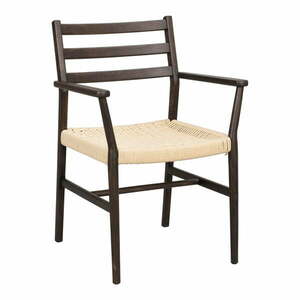 Ciemnobrązowe krzesło Harlan – Rowico obraz