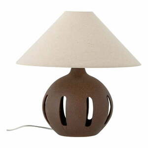 Kremowa lampa stołowa z tekstylnym kloszem (wysokość 40, 5 cm) Liana – Bloomingville obraz