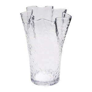 Szklany wazon (wysokość 30 cm) Ruffle – Hübsch obraz