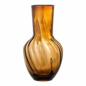 Brązowy szklany ręcznie wykonany wazon (wysokość 27 cm) Saiqa – Bloomingville obraz