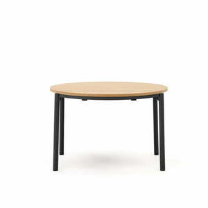 Okrągły rozkładany stół w dekorze dębu ø 120 cm Montuiri – Kave Home obraz
