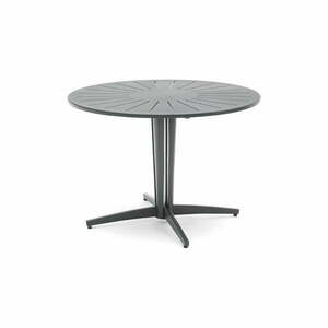 Aluminiowy okrągły stół ogrodowy ø 110 cm Fleole – Ezeis obraz