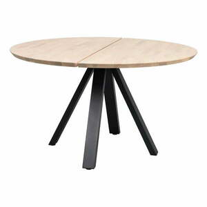Okrągły stół z blatem z drewna dębowego ø 130 cm Carradale – Rowico obraz