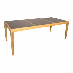 Stół ogrodowy z litego drewna tekowego 100x219.5 cm Aquariva – Ezeis obraz