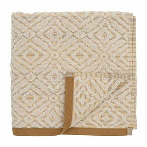 Musztardowo-kremowy bawełniany ręcznik 100x50 cm Malou – Bloomingville obraz