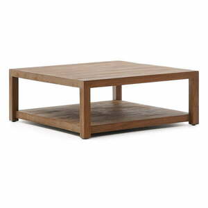 Naturalny stolik z litego drewna tekowego 90x90 cm Sashi – Kave Home obraz