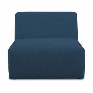Ciemnoniebieski moduł sofy z materiału bouclé (moduł środkowy) Roxy – Scandic obraz