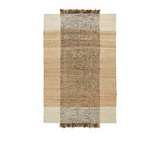 Beżowy dwustronny dywan z juty tkany ręcznie 160x230 cm Sully – Kave Home obraz
