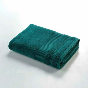 Ciemnozielony bawełniany ręcznik kąpielowy frotte 70x130 cm Tendresse – douceur d'intérieur obraz
