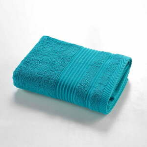 Niebieski bawełniany ręcznik frotte 50x90 cm Tendresse – douceur d'intérieur obraz