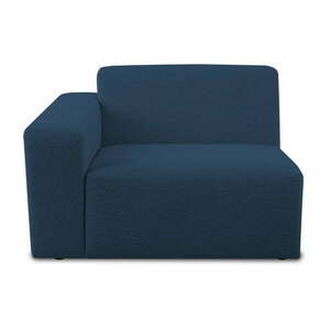 Ciemnoniebieski moduł sofy z materiału bouclé (lewostronny) Roxy – Scandic obraz