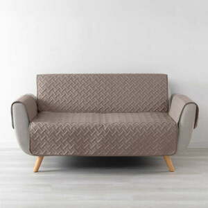Brązowy ochronny pokrowiec na sofę 4-osobową Lounge – douceur d'intérieur obraz