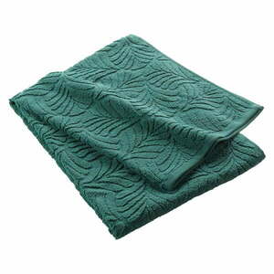 Zielony bawełniany ręcznik kąpielowy frotte 70x130 cm Madeira – douceur d'intérieur obraz