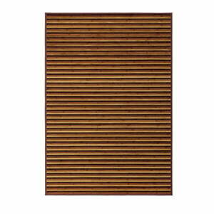 Musztardowy/brązowy bambusowy dywan 140x200 cm – Casa Selección obraz