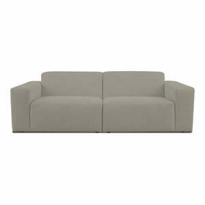 Jasnobrązowa sofa z materiału bouclé 228 cm Roxy – Scandic obraz