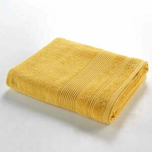 Żółty bawełniany ręcznik kąpielowy frotte 90x150 cm Tendresse – douceur d'intérieur obraz