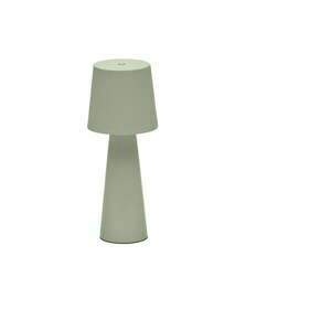 Miętowa lampa stołowa LED ze ściemniaczem i metalowym kloszem (wysokość 25 cm) Arenys – Kave Home obraz