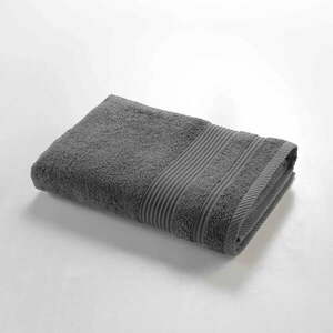Ciemnoszary bawełniany ręcznik kąpielowy frotte 70x130 cm Tendresse – douceur d'intérieur obraz