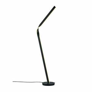 Czarna lampa stojąca LED z metalowym kloszem (wysokość 181 cm) Cicenza – CINQUE obraz
