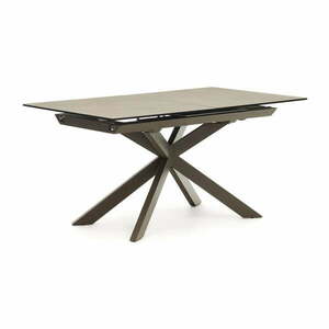 Brązowy rozkładany stół z ceramicznym blatem 90x160 cm Atminda – Kave Home obraz