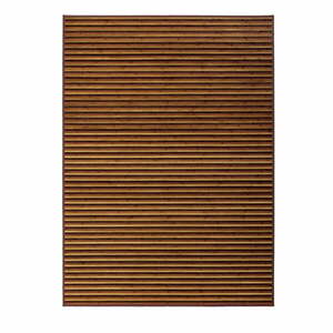Musztardowy/brązowy bambusowy dywan 180x250 cm – Casa Selección obraz