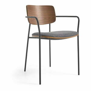 Szare/brązowe krzesło Maureen – Kave Home obraz