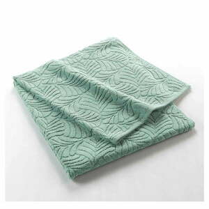 Jasnozielony bawełniany ręcznik kąpielowy frotte 90x150 cm Madeira – douceur d'intérieur obraz