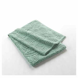 Jasnozielony bawełniany ręcznik kąpielowy frotte 70x130 cm Madeira – douceur d'intérieur obraz