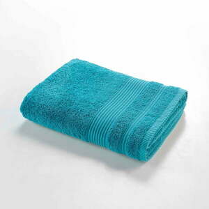 Niebieski bawełniany ręcznik kąpielowy frotte 70x130 cm Tendresse – douceur d'intérieur obraz