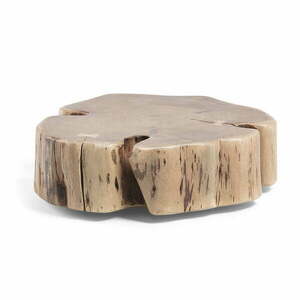 Naturalny okrągły stolik z litego drewna akacjowego 60x65 cm Essi – Kave Home obraz