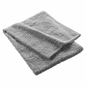 Szary bawełniany ręcznik kąpielowy frotte 70x130 cm Madeira – douceur d'intérieur obraz
