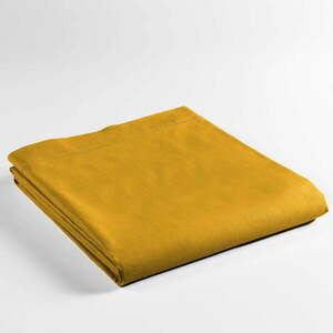 Żółte bawełniane prześcieradło 180x290 cm Lina – douceur d'intérieur obraz