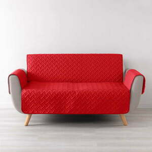 Czerwony ochronny pokrowiec na sofę 3-osobową Lounge – douceur d'intérieur obraz