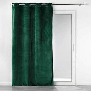 Zielona sztruksowa zasłona 140x260 cm Casual – douceur d'intérieur obraz