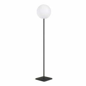 Biała/czarna lampa stojąca LED ze zdalnym sterowaniem (wysokość 120 cm) Dinesh – Kave Home obraz