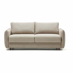 Beżowa rozkładana sofa 185 cm Carlota – Kave Home obraz