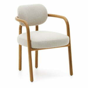 Brązowe/kremowe krzesło Melqui – Kave Home obraz