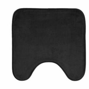 Czarny dywanik łazienkowy do WC 45x45 cm Vitamine – douceur d'intérieur obraz