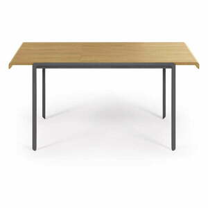 Naturalny rozkładany stół z blatem z drewna dębowego 80x160 cm Nadyria – Kave Home obraz
