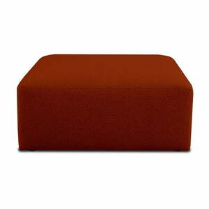 Ceglasty moduł sofy z materiału bouclé Roxy – Scandic obraz