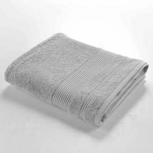 Jasnoszary bawełniany ręcznik kąpielowy frotte 90x150 cm Tendresse – douceur d'intérieur obraz
