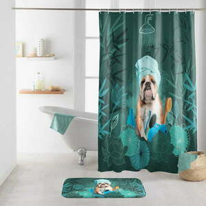 Zasłona prysznicowa 180x200 cm Doggy zen – douceur d'intérieur obraz