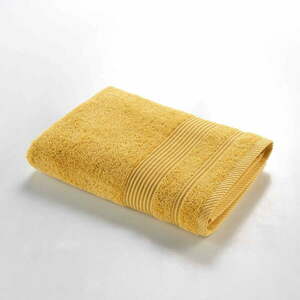 Żółty bawełniany ręcznik kąpielowy frotte 70x130 cm Tendresse – douceur d'intérieur obraz