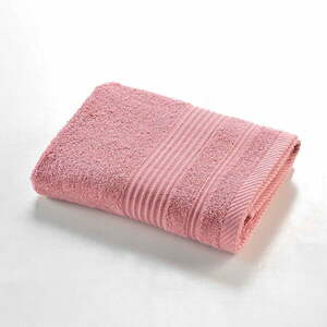Różowy bawełniany ręcznik frotte 50x90 cm Tendresse – douceur d'intérieur obraz