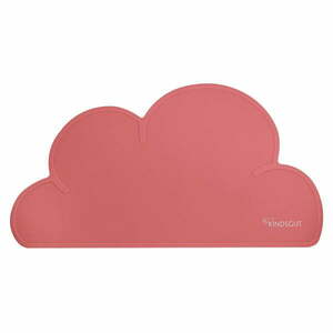 Ciemnoróżowa silikonowa mata stołowa Kindsgut Cloud, 49x27 cm obraz