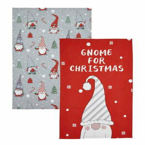 Bawełniane ścierki zestaw 2 szt. ze świątecznym motywem 50x70 cm Gnomes – Catherine Lansfield obraz