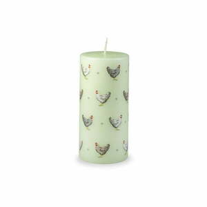 Zielona świeca wielkanocna Unipar Cute Hens, czas palenia 73 h obraz